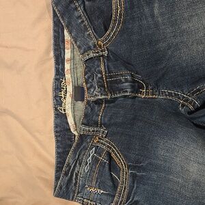 Amethyst Blue jeans size 5 length 30.